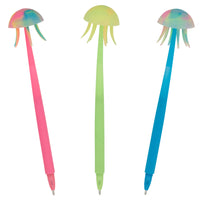 Merangue - Stylo à bille méduse phosphorescente - 1,0 mm - encre noire - couleurs assorties-Stylo à bille