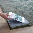 Modway - Hesper Treillis floraux contemporains vieillis Tapis de 5 pi l x 8 pi L - Beige sarcelle et brun-Fil polypropylène à deux fils