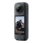 Insta360 - X5 BMW Motorrad Edition - Vidéo 360°  -  Mini Télécommande - Noir-Perche à selfie invisible + flou d'assiette, batterie ultra puissante