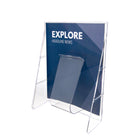 Deflecto - Présentoir mural pour magazines Stand-Tall - 1 compartiment - Format magazine - transparent-9,13 po L x 2,75 po P x 11,75 po H