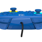 Turtle Beach - Manette de gaming RGB filaire Afterglow Wave pour Nintendo Switch 2 - Bleu-Commandes audio sur la croix directionnelle
