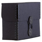 JAM Paper - Portefeuille Kraft avec Bouton et Ficelle Petit Large - 4 1/4 x 6 1/4 x 2 - Noir Recyclé-Taille: Petit Large (4,25 po x 6,25 po x 2 po)