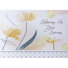 Mill Brook Studio - Cartes de souhaits de Sympathie 5-3/8 po x 7-3/4 po / Enveloppes - paquet de 18-Cartes de souhaits qualité boutique