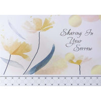 Mill Brook Studio - Cartes de souhaits de Sympathie 5-3/8 po x 7-3/4 po / Enveloppes - paquet de 18-Cartes de souhaits qualité boutique