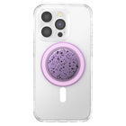 Popsockets - PopGrip pour MagSafe avec bague d'adaptation - Sugar Plum Speckle-Permet une utilisation mains libres avec les PopMounts. Compatible avec tous les supports vendus aujourd'hui.