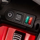 Qaba voiture RC pour enfants sous licence CHEVROLET 12V - rouge-Roulettes d’entraînement incluses pour un transport et un rangement faciles 