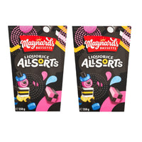 Maynards Bassetts Liquorice Allsorts Carton 400g-Rempli de bonbons Maynards Bassett's Liquorice Allsorts