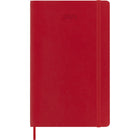 Moleskine - 2025 Agenda hebdomadaire à grande couverture souple - 5" x 8.25" - Rouge écarlate-Couverture Rigide Ou Souple, Disponible Dans Divers Coloris
