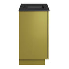 Modway - Quantum 36" Vanette de salle de bain - Or noir-Assemblée requise