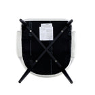 Manhattan Comfort - Lot de 2 chaises de salle à manger modernes Tremont 55 cm, revêtement similicuir blanc-Garantie limitée du fabricant de 30 jours