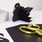 Astrodesigns - Papier cartonné Astrodesigns - 12 x 12 po - Noir - Paquet de 25-Idéal pour le bricolage, les projets scolaires, le scrapbooking, les invitations et plus encore