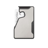 Fantom - M Portefeuille - Extra Mince - Argent Titane-Peut contenir de 4 à 7 cartes sans s'étirer - ce portefeuille extra-fin est idéal pour transporter cartes de visite, cartes de crédit et de débit, espèces, etc