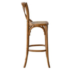 Modway - Gear Tabouret de bar - Noyer-Capacité de poids : 330 lb.