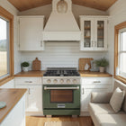 Kucht - 30 po Série KFX-X Cuisinière Pro Style au gaz propane - Acier inoxydable/Vert olive-Brûleur rocket power de 21 000 btu pour un saisissage rapide