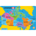 Ashley Productions - Smart Poly The Original Fun Mat - Tapis de Bienvenue - 15 -5" x 23 -5" - Carte du Canada-Mesures et design : Le paillasson de bienvenue Carte du Canada mesure 15,5 po x 23,5 po.