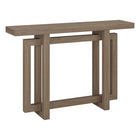 Hudson&Canal - Console Breslow 44" L - Chêne gris vieilli-Un design transitionnel moderne pour votre entrée, votre salon, votre bureau et plus encore