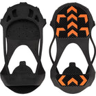 Due North - Aides à la traction sans crampons GripPro(MC) - Caoutchouc - Rainuré - Grand/T-Grand - Paquet de 2-Matériau de caoutchouc naturel avec mélange de polymère exclusif qui maintient la souplesse, même à des températures sous zéro