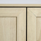 South Shore - Essence - Armoire de rangement avec 2 portes - Chêne blanchi-Entretien: Nettoyer avec un linge sec