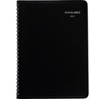 AT-A-GLANCE - Cahier de rendez-vous hebdomadaire/mensuel QuickNotes 2027 - 9 7/8 po H x 8 po l - noir - bilingue-12 mois avec onglet : janvier 2027 à décembre 2027