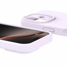 Avana - Étui Velvet MagSafe - pour iPhone 17 - Lavande-Fente pour sangle pour breloques ou cordon