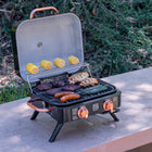 Kenmore - Barbecue de table rétro à 2 brûleurs - noir/cuivré-10