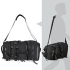 Swissdigital - Système de stockage ultime BALERNA XL avec lecteur de carte SDD intégré - Noir-Système Hybride : transformez-le facilement en sac à dos, en sac à bandoulière, portez-le comme une mallette ou un sac de sport pour l'adapter à vos besoins, offrant une flexibilité inégalée pour diverses occasions et situations.