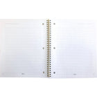 Hilroy - Cahier Floral Kraft - 160 pages - 10 1/2" x 8" - vert-Papier blanc ligné à perforation NeatSheet pour un détachement facile 