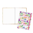 Hilroy - Journal blanc Mahjong, 6 po l x 8 po H, Ligné, blanc, 80 feuilles-80 feuilles / 160 pages lignées 
