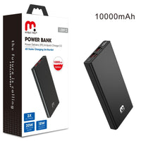 MyBat - Batterie externe Pro 10 000 mAh 20 W - Noir-Capacité de 10 000 mAh offrant jusqu’à trois recharges complètes