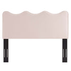 Modway - Athena Performance Velvet Tête de lit complète/Queen, Rose-Tissu résistant aux taches durable