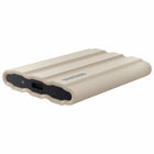 Samsung - T7 Shield 1To Disque SSD Portable - Beige-Lecture seq.: jusqu'à 1,050 MB/sec; ecriture seq.: jusqu'à 1,000MB/sec
