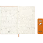 Moleskine - 2026 Peanuts Snoopy édition limitée 12 mois couverture rigide agenda semainier - 5 po x 8.25 po - orange cadmium-Autocollants Et Marque-Page Peanuts