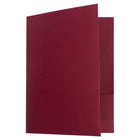 JAM PaperMD – Chemises au fini lin à 2 pochettes, bourgogne, 50/paquet-Chemises en lin bourgogne