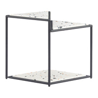 Zuo - Miste Table d’appoint - Multicolore-Surface terrazzo imitation pierre au design contemporain distinctif