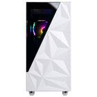 CyberPowerPC - Ordinateur de bureau de jeu - AMD Ryzen 7 9700X - NVIDIA GeForce RTX 5060 Ti 8 Go - 16 Go DDR5 - Disque SSD PCIe 4,0 de 1 To - Blanc-16 Go de RAM DDR5