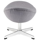 Modway - Glove Laine Ottoman - Gris foncé-Cadre en fibre de verre renforcée