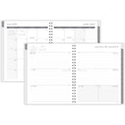 Mead - Agenda scolaire hebdomadaire/mensuel papillon vert 2025-2026 - 11 po H x 8 1/2 po l - multicoloure - bilingue-12 mois de planification académique hebdomadaire/mensuelle
