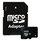 Staples - Carte MicroSD 64 Go avec adaptateur Yellow Fighter-MicroSD avec adaptateur