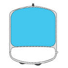 iSpring - T32M réservoir d'eau pour osmose inverse - 3,2 gal-Se décharge efficacement tant en position verticale qu’horizontale.