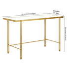 Hudson&Canal - Bureau Inez 48" - Laiton-Caractéristiques assemblage facile