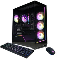 CyberPowerPC - Ordinateur de bureau de jeu - Intel Core Ultra 225F - NVIDIA GeForce RTX 5060 Ti 8 Go - 16 Go DDR5 - Disque SSD PCIe 4,0 de 2 To - Noir-Intel Core Ultra 5 225F 3,3GHz (Max 4,9GHz)