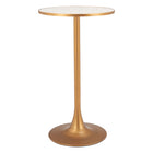 Zuo - Bite Table de bar - Beige/Or-Couleur de la Table: Beige