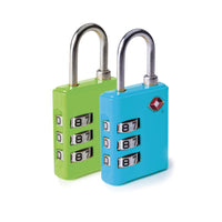 Travelon - TSA Accepted Luggage Locks - Cool Tones - Lot de 2-Définissez votre propre combinaison et modifiez-la. Il suffit de tourner et de pousser la manille pour définir votre combinaison en quelques secondes. Changez votre combinaison autant de fois que vous le souhaitez. Utilisez-le pour plus que des valises. Utilisez-le également pour les sacs à dos, les casiers de gymnastique et les casiers d'étudiants