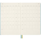 Moleskine - 2025-2026 Peanuts Charlie & Lucy Edition Limitée 18 mois couverture rigide agenda semainier - 5 po x 8.25 po - bleu récif-Papier Sans Acide Couleur Ivoire (70 G/M2)