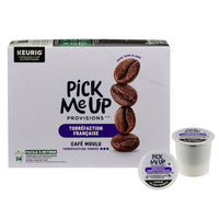 Pick Me Up Provisions - Capsules K-Cup de café torréfaction française Keurig, torréfaction foncée, 24 unités-Contient des capsules K-Cup de Keurig authentiques, conçues pour une qualité et une compatibilité garanties avec toutes les cafetières K-Cup de Keurig 