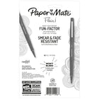 PaperMate - Stylos-feutres Flair – 0,7 mm – couleurs variées – paquet de 12-Couleurs variées comprenant : bleu ciel, rose, vert lime et tangerine, noir, bleu, vert, violet, rouge, magenta, lilas et jaune