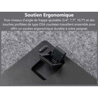 Keychron - Clavier mécanique sans fil K8 Max RGB - Échangeable à chaud - Interrupteur rouge - Disposition TKL - Noir-Garantie limitée du fabricant de 1 an