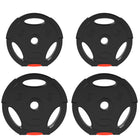 Soozier - Ensemble de 4 disques de poids, 2 x 11 lb + 2 x 5,5 lb-Comprend 2 disques de 11 lb (5 kg) et 2 disques de 5,5 lb (2,5 kg)