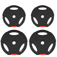 Soozier - Ensemble de 4 disques de poids, 2 x 11 lb + 2 x 5,5 lb-Comprend 2 disques de 11 lb (5 kg) et 2 disques de 5,5 lb (2,5 kg)