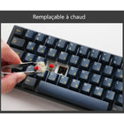 Ducky - ONE 3 Pro Nazca RGB Mechanical Keyboard - MX Blue Switch - Mini Layout - Black-Remplaçable à chaud : entièrement remplaçable à chaud.